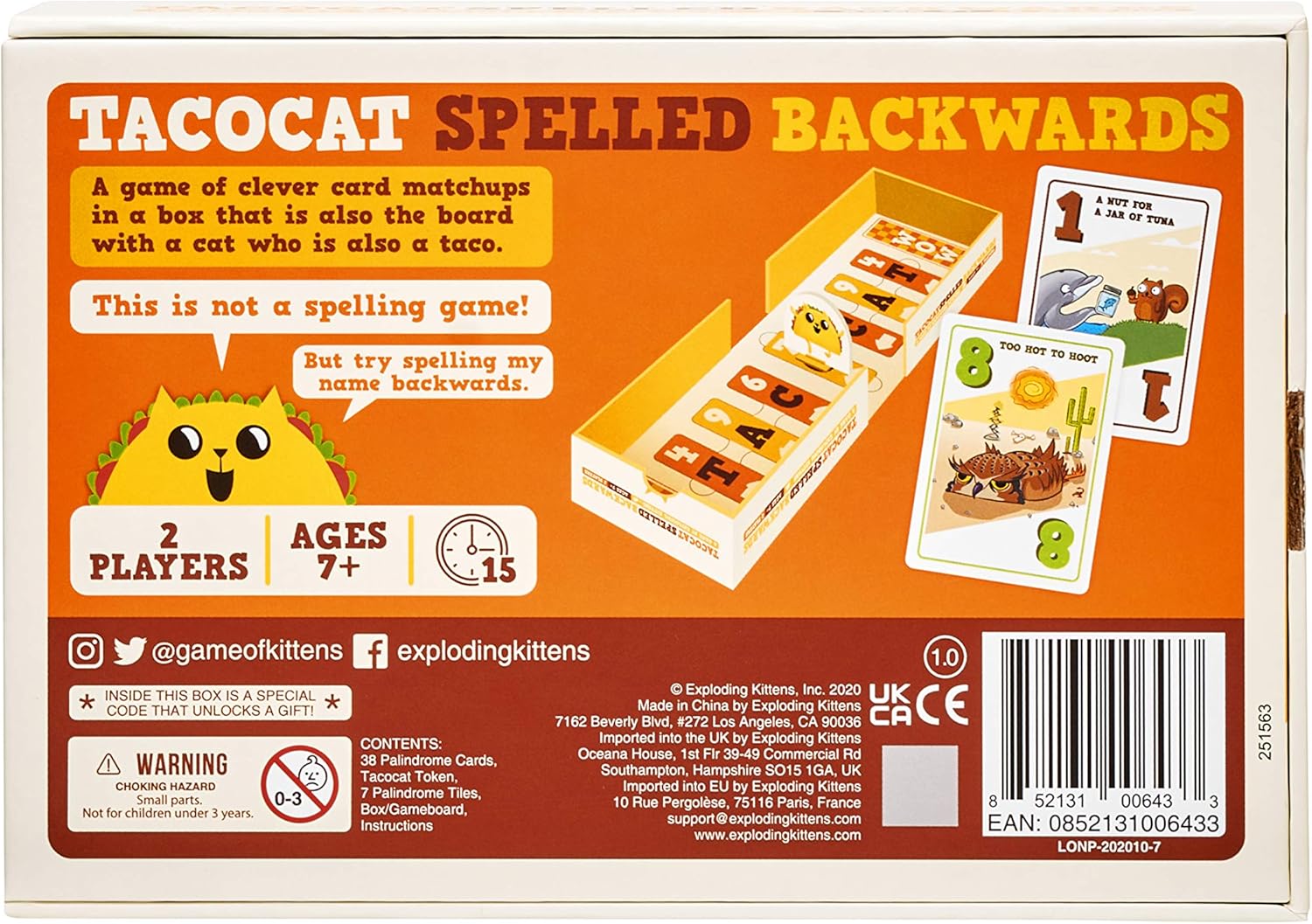 Tacocat Spelled Backwards - Image 3